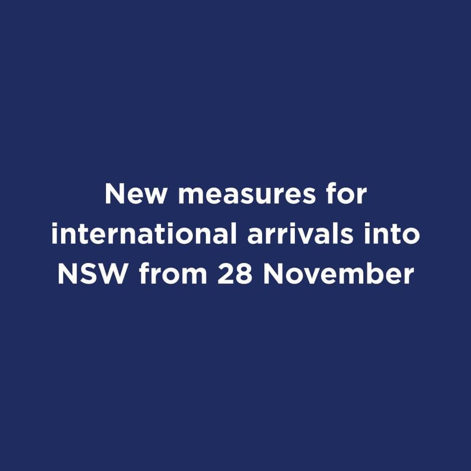 New Covid-19 Measures for NSW