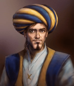 Ibn al-Haytham by the artist Ali Amro