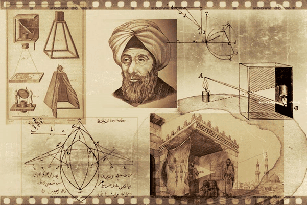 Ibn al-Haytham by the artist Ali Amro