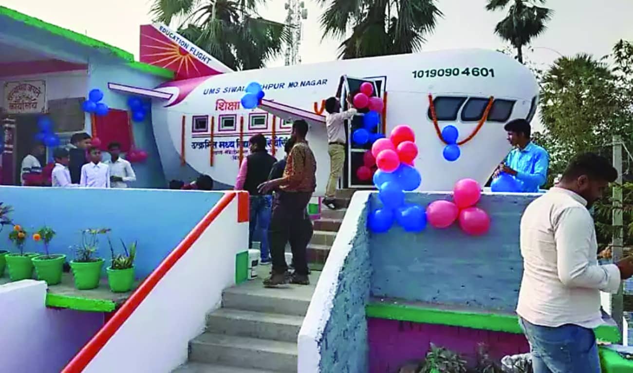 Rural Indian ‘aircraft’ library teaching children joy of reading