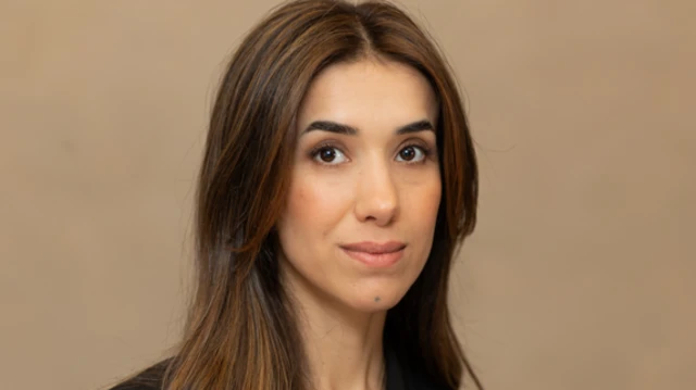 نادية مراد الحائزة على جائزة نوبل للسلام.