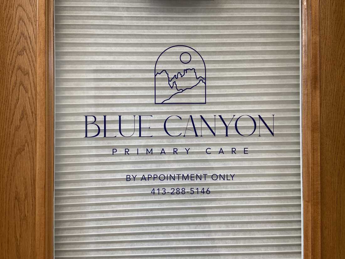 Blue Canyon offers “direct primary care: in Northampton, Mass for patients who pay $225 a month. Direct primary care is a type of concierge medicine that does not accept insurance. Patients must pay the bill out of pocket and seek reimbursement from their insurers afterwards.