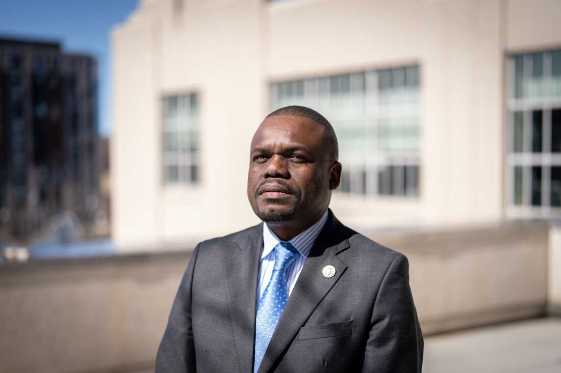 Dr. Jean Kaseya, Director General of Africa CDC,, poses for a portrait at NPR in Washington, D.C., on March 7, 2025.