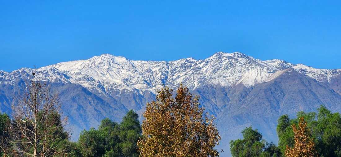 Santiago sprawls over Chile's Central Valley, but the city is framed by