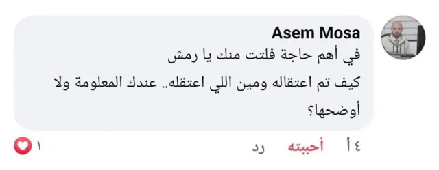 تعليق على فيسبوك 