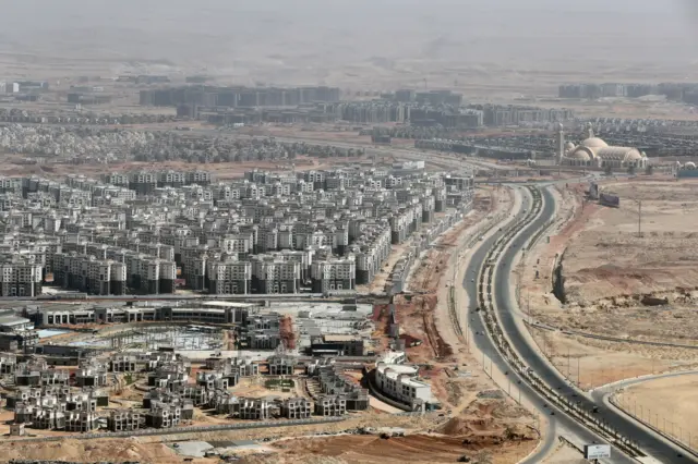 إنشاءات في العاصمة الإدارية الجديدة في مصر