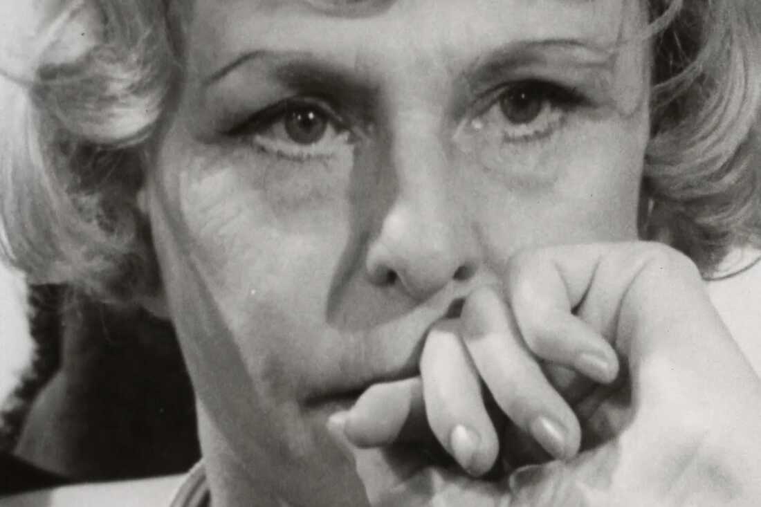 Leni Riefenstahl during a CBC interview in 1965.