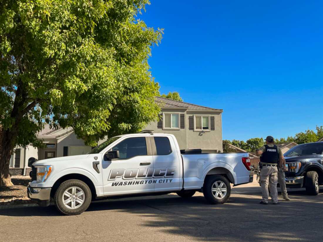 Kristin Schwiermann, lives at her current home 16 years, has known Robinson family "a long time," she teaches at a local elementary school. Tyler Robinson is the current suspect in the Charlie Kirk assassination that took place Wednesday.