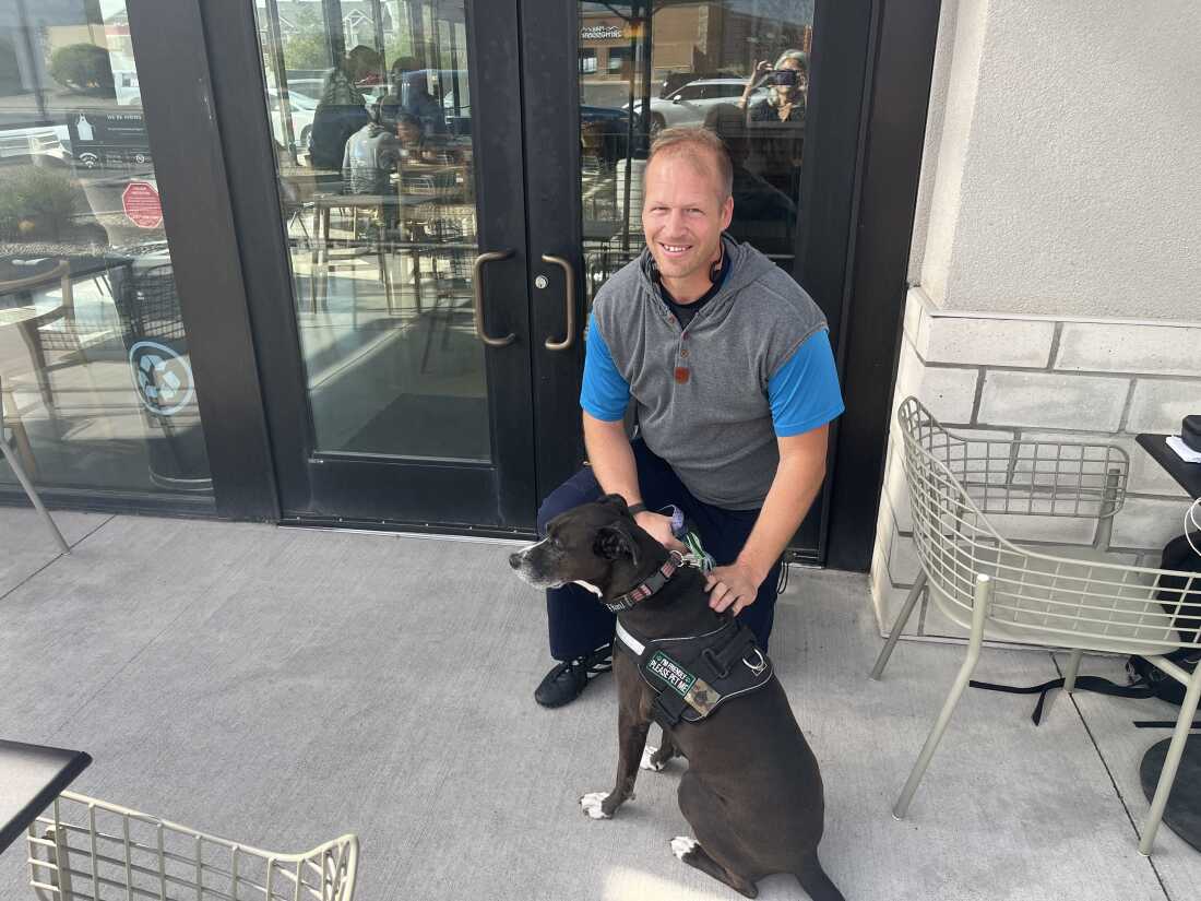 Nathan Pond and his dog Roni live in Orem, UT and they are both trained in trauma therapy. Pond says he's been getting lost of calls from people in Orem seeking out help and he says people in Orem, whether they were on campus or not, are traumatized and in shock.