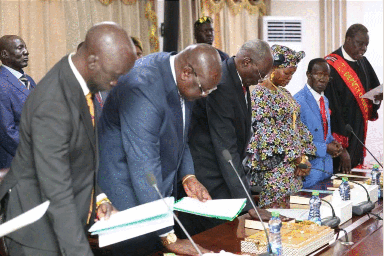 South Sudan’s Newly Appointed Ministers Take Oath of Office at State ...