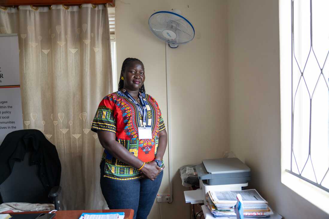 Fivi Akullu, 36, is the Refugee Desk Officer for the Office of the Prime Minister at Palabek Refugee Settlement in Northern Uganda.