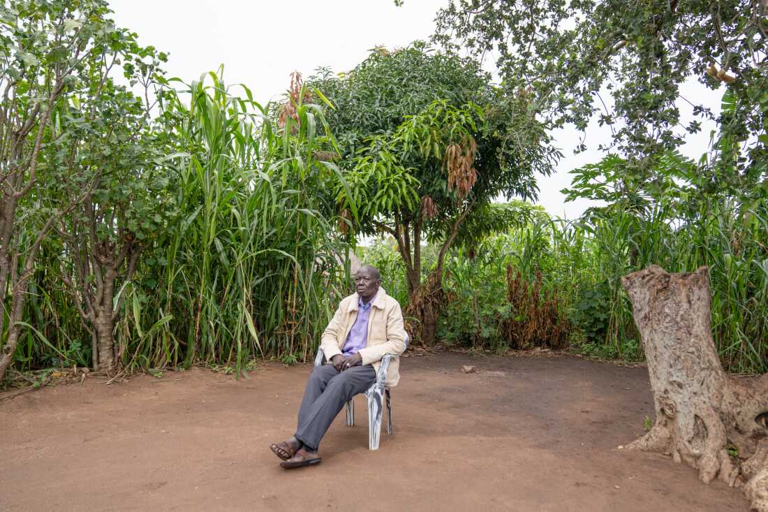 Joseph Yanga Akim, 63, is a refugee from Juba in South Sudan and a village leader in Palabek Refugee Settlement in Northern Uganda.