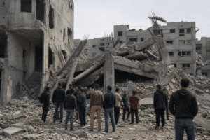 Israeli Strike Kills Hamas Security Officers in Central Gaza