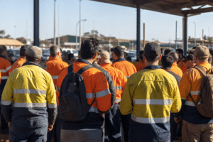Port Hedland Unions Flag 24-Hour BHP Strike