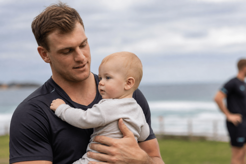 Nathan Power balances fatherhood and Sharks captaincy