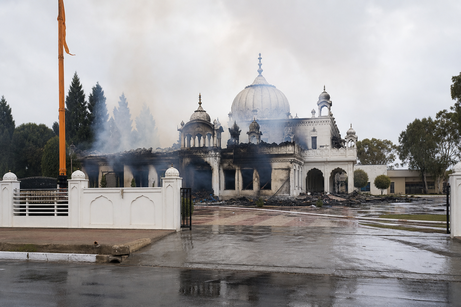 Fire Destroys Sikh Temple North of Adelaide