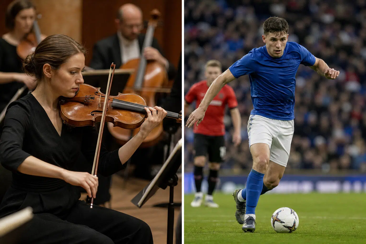 Can You Tell Musicians From Footballers?