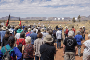 Hundreds Protest Pine Gap Near Alice Springs