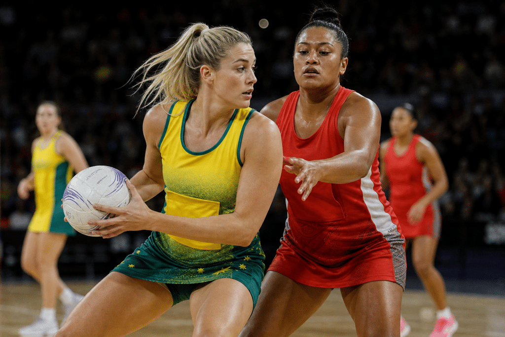 Diamonds overpower Tonga in Glasgow netball opener