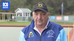 Serge Asquer, blind lawn bowler from Mount Barker