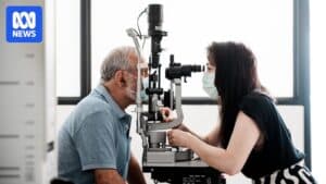 Tom Valenta, clinical trial participant at the Centre for Eye Research Australia