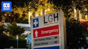 Launceston General Hospital exterior (ABC News: Luke Bowden)