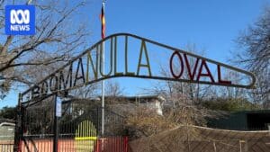 Boomanulla Oval in Narrabundah, the sporting ground established in the 1980s