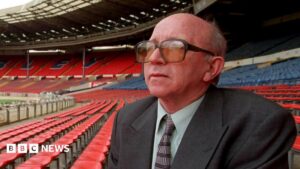Portrait of Nobby Stiles, former England and Manchester United midfielder