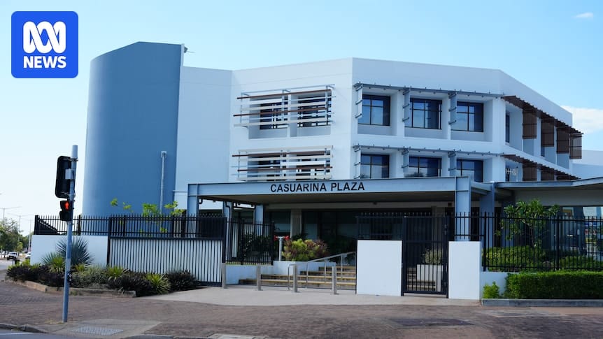 Casuarina Plaza building exterior in Darwin, housing a community clinic and NT Health offices affected by mould