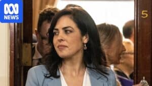 Moira Deeming at a public event during internal Liberal Party dispute