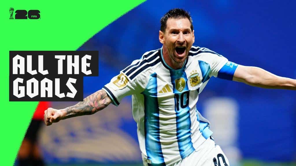 BBC Sport video compilation of Argentina's 19 goals at the 2026 FIFA World Cup