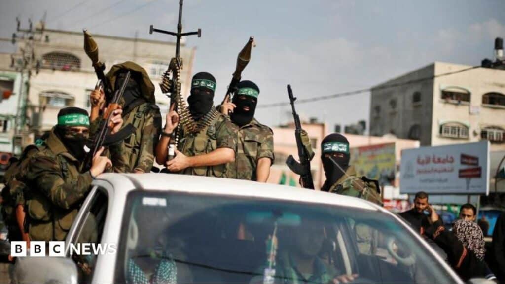 Israel links Gaza pullback to Hamas disarmament
