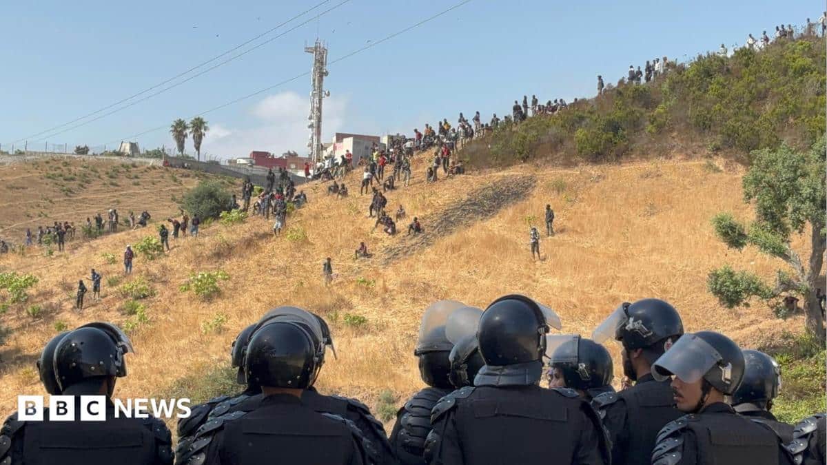 Morocco Detains Migrants Near Ceuta Border