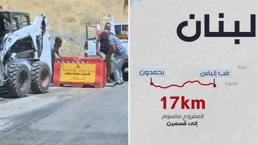 Lebanon Starts Dahr el Baydar Highway Rehabilitation
