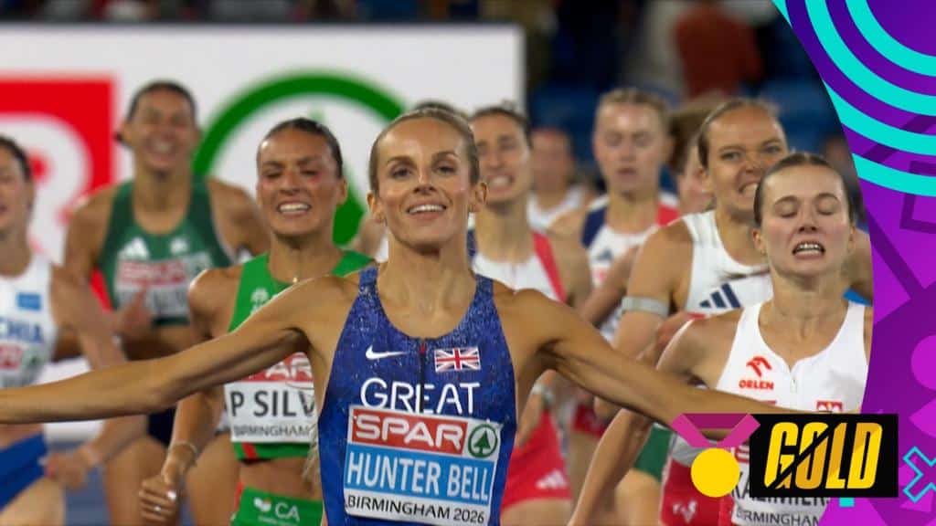 Hunter-Bell Wins European 1500m Gold