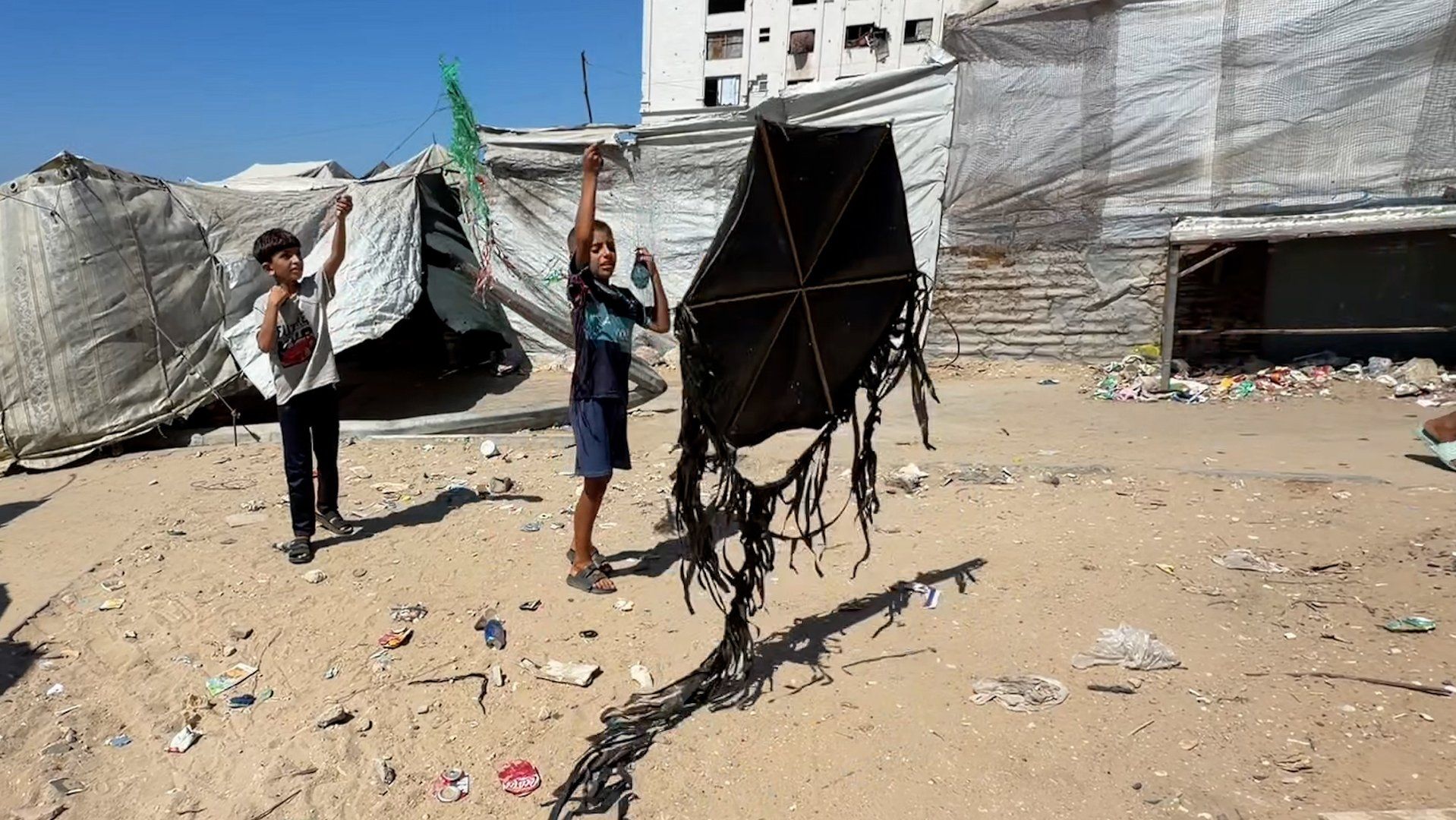 Gaza Children Fear Flying Kites After Israeli Threat