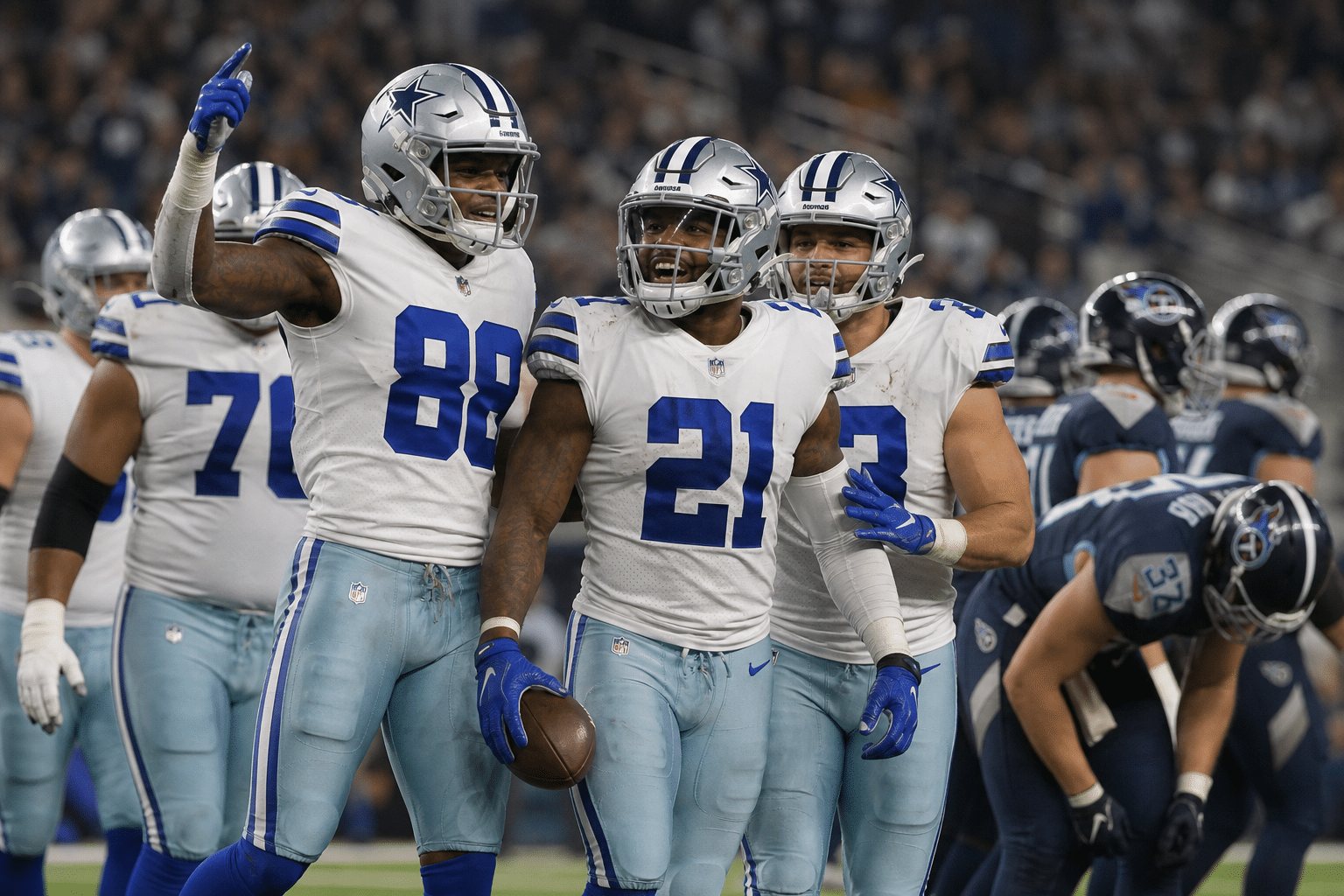 Cowboys Return to Top Eight With Titans Win