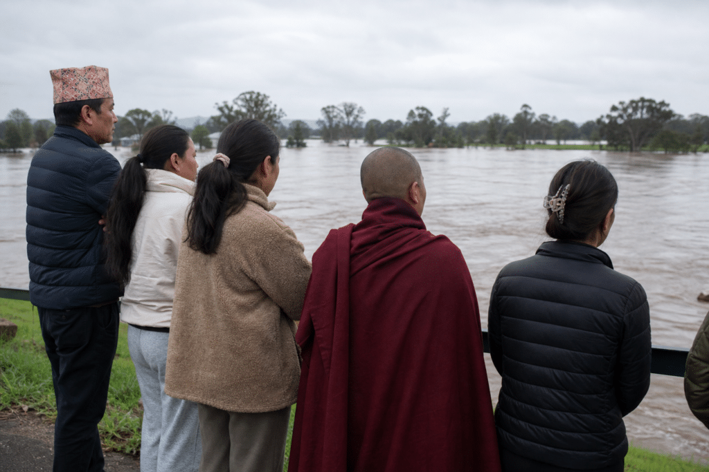 Nepali and Tibetan Australians Await Flood News