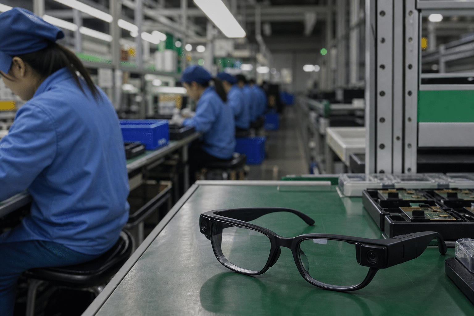 Factory Footage Found on Camera Glasses