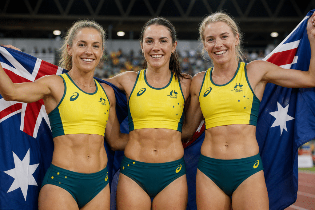Australian Women Complete Historic Commonwealth Mile Sweep