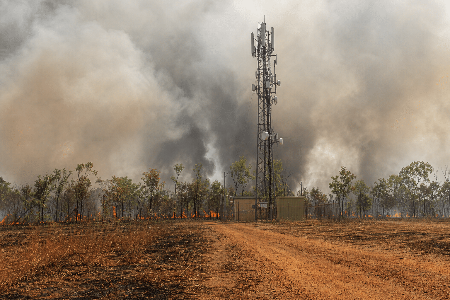 Cape York Bushfire Disrupts Telecommunications Services
