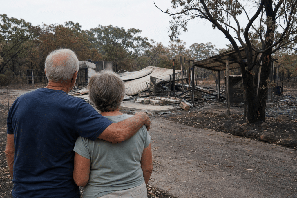 Darwin retirees lose home in Livingstone bushfire