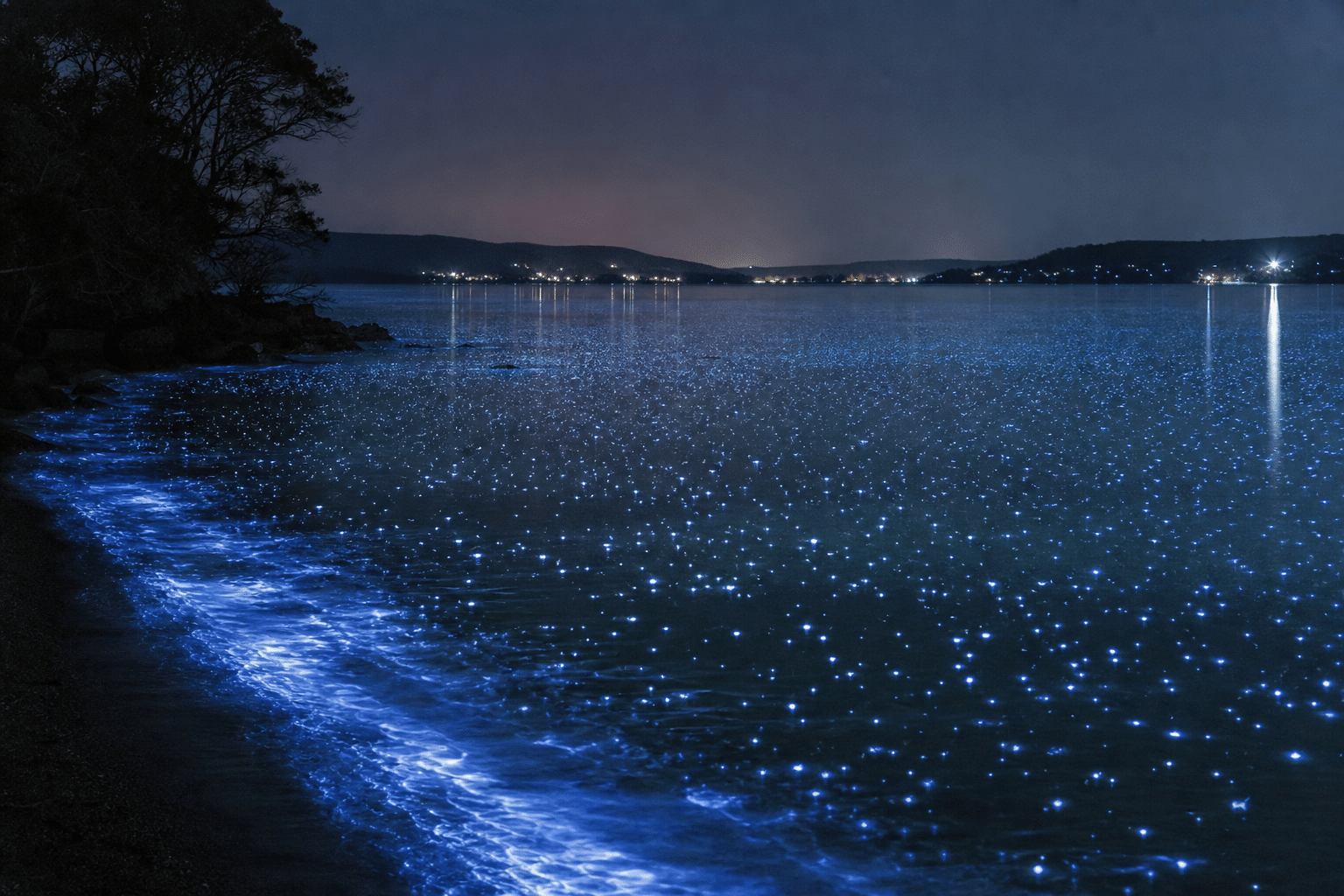 Sea Sparkles Light Up Brisbane Waters