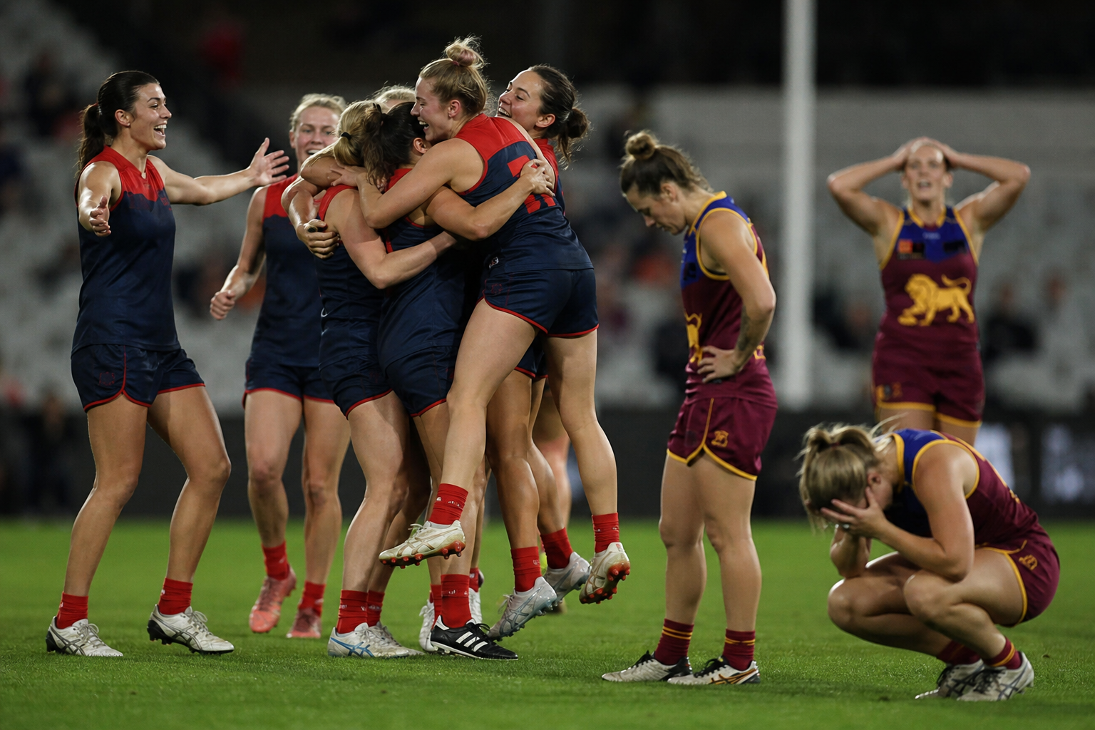 Melbourne inflicts Brisbane’s heaviest AFLW defeat