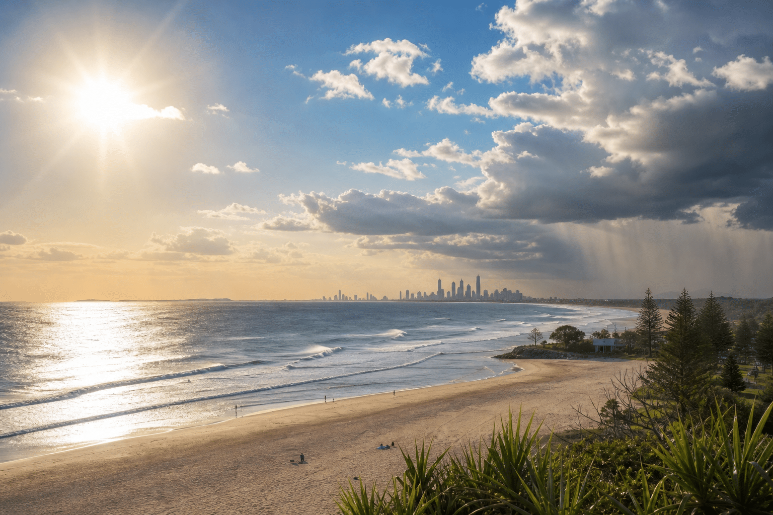 Queensland Forecast for Sunshine, Showers and Rising Temperatures
