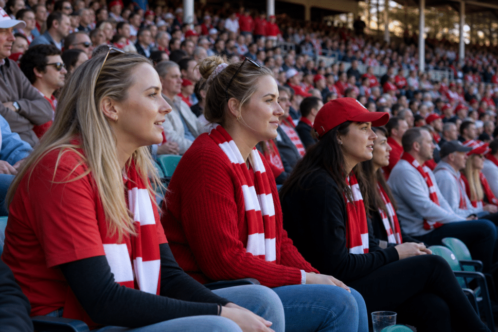 Swans Fans Back AFLW Team at SCG Double-Header