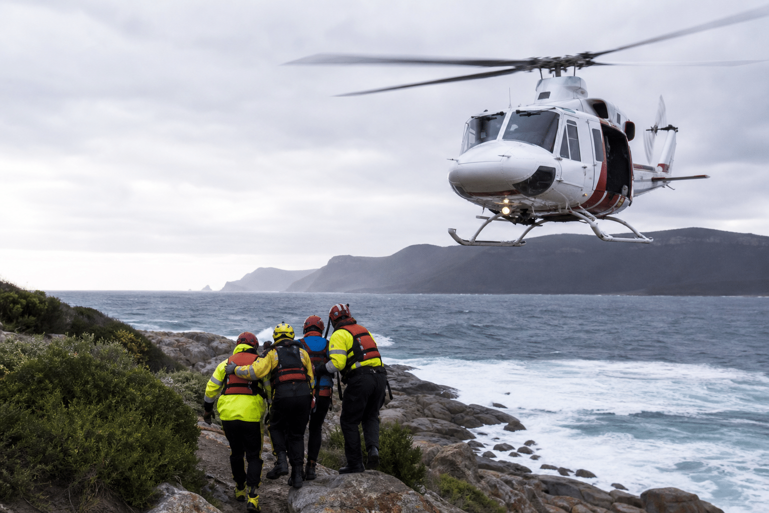 Four Rescued in Three Tasmania Incidents