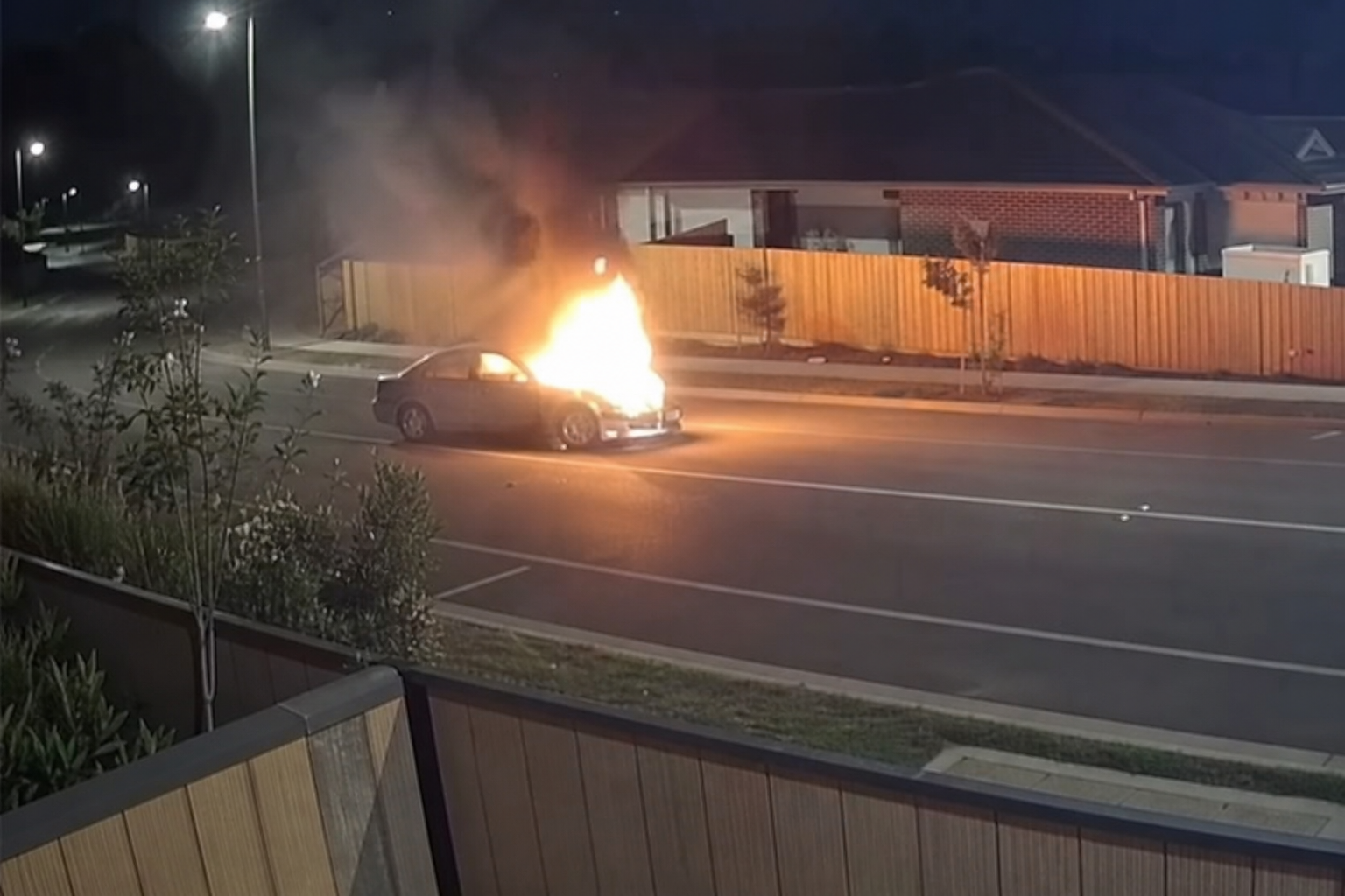 Police Release CCTV of Car Fire After Wollert Murder