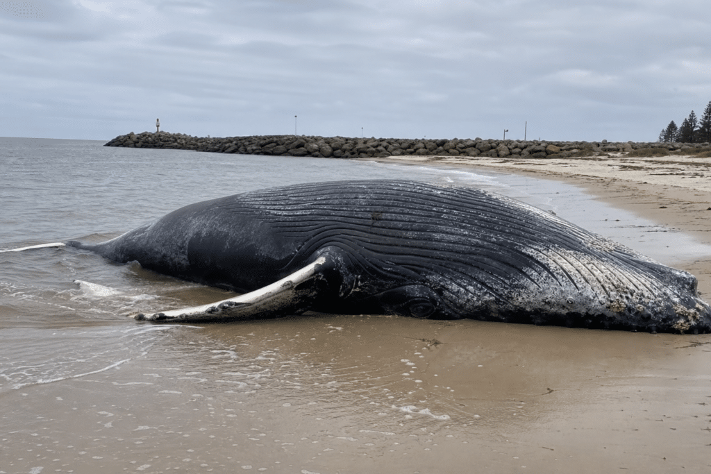 Humpback Whale Beached at Port Kennedy