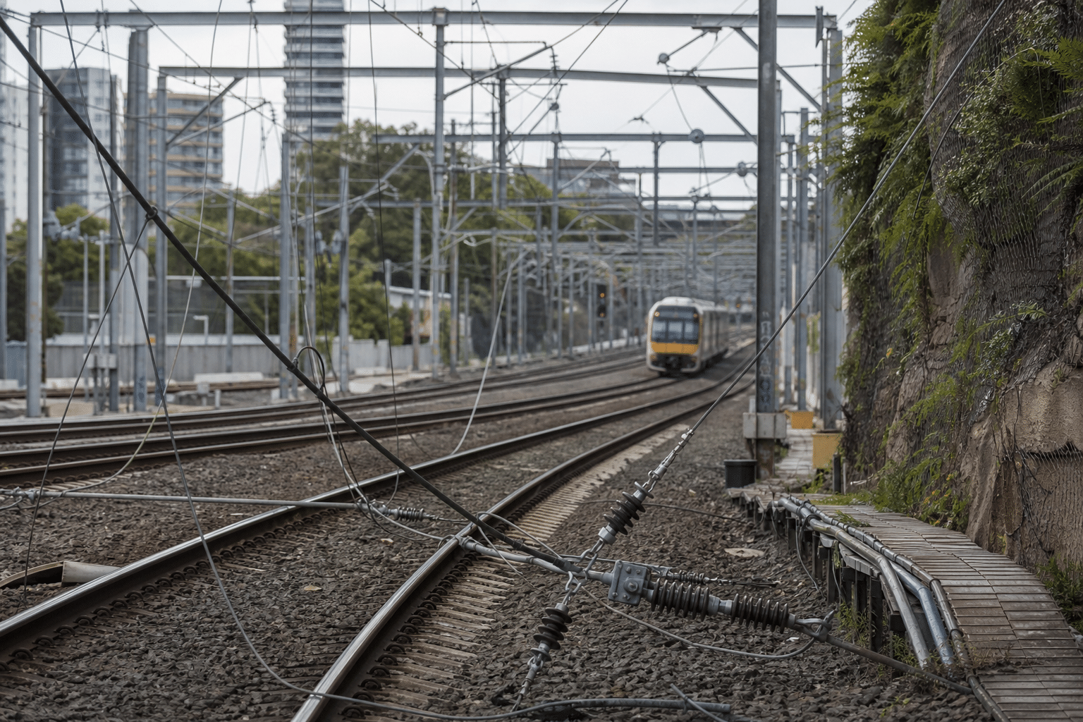 Fallen Wires Disrupt Sydney Rail Services